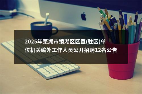 2025年芜湖市镜湖区区直(驻区)单位机关编外工作人员公开招聘12名公告 图片