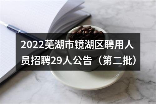 2022芜湖市镜湖区聘用人员招聘29人公告（第二批） 图片